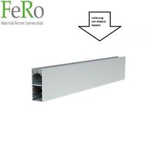 Führungsschiene Alu  Mini Vorbaurollläden Rolladen 53x22mm +Bürstendichtung-FeRo