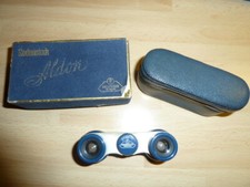 Altes Opernglas "Aldon" von G. Rodenstock (München) in blau m. Originaltasche