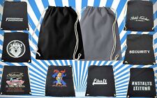 Turnbeutel Hipster mit Spruch/verschiedene Sprüche & Designs Rucksack Jutebeutel