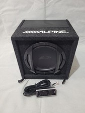 Alpine SWE-815 Auto-Soundsystem Auto Hifi Subwoofer 20 Zoll integ. Verstärker