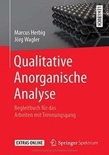 Qualitative Anorganische Analyse: Begleitbuch für d... | Buch | Zustand sehr gut