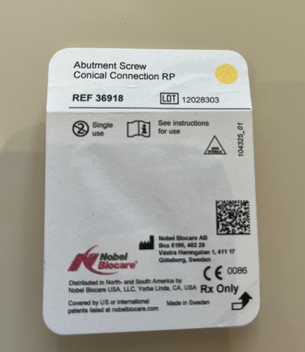 Nobel biocare abutment - biocare,