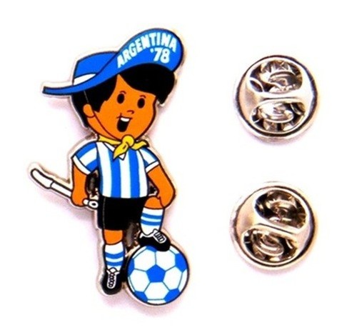 Classics pin maskottchen - wm,
