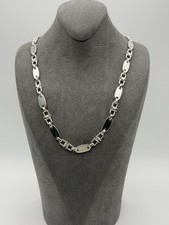 Silber Herren Plattenkette