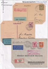 1925-2020  Germany 37 LP Bfe + Karten von und nach Flughäfen in Süddeutschland