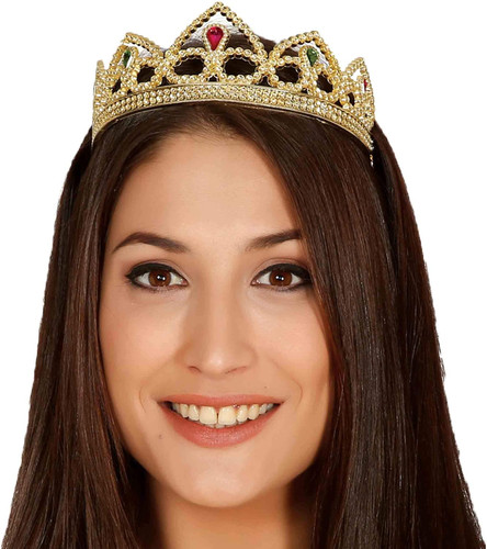 Gold diadem krone prinzessin - gold,