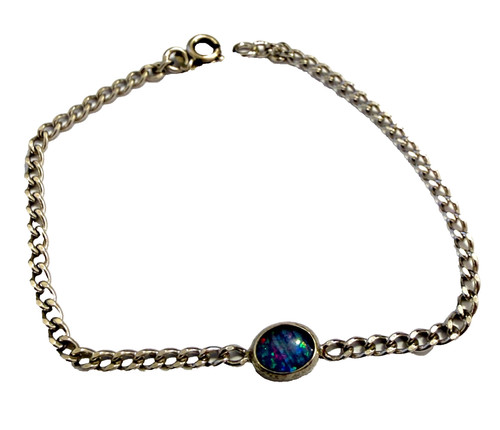 Vintage zartes silberarmband - vintage,