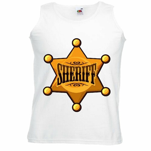 Tank top sheriff cowboy - top,