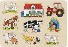 Steckpuzzle bauernhof - steckpuzzle,