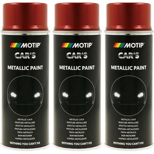 Lackspray rot metallic - , 3x