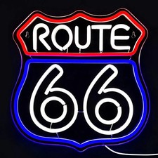 Route 66 Leuchtreklamen LED