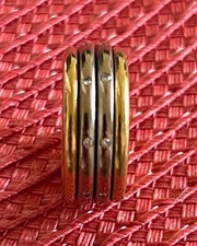 18kt 750 Gelbgold Weißgold