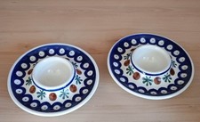 Bunzlauer Keramik Eierbecher Handarbeit