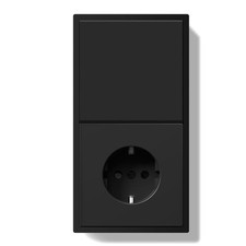 Lichtschalter mit Steckdose