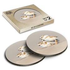 2 x Box Runde Untersetzer -