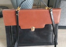 Aktentasche Tasche Echtes Leder Retro Vintage