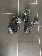3er Set Panasonic - KX-TGA820EX - Schnurlostelefon - inkl. Anrufbeantworter