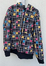 The North Face Mondrian Squares Reversible Hoody Jacke, Größe XL, gebraucht