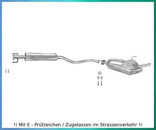 Auspuffanlage für opel vectra - für,