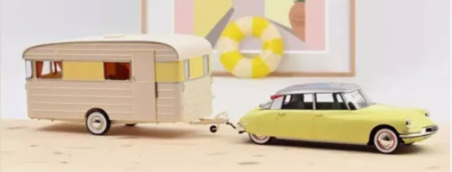 Citroen 1960 yellow with - yellow,