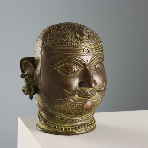 Antike skulptur bronzekopf - antike,