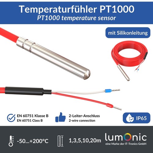 Temperaturfühler pt1000 mit - temperaturfühler,