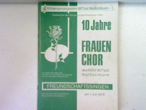 Jahre frauenchor des - 10,