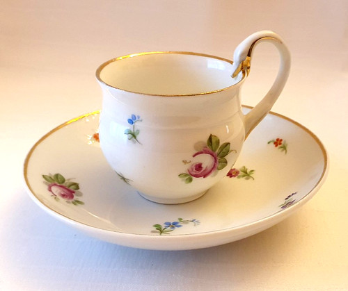 Meissen antike schwanenhenkel - meissen,