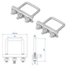 Bügel für klemmschelle - 2x,