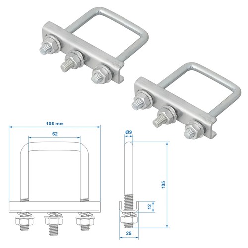 Bügel für klemmschelle - 2x,