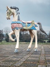 Antikes Karussellpferd