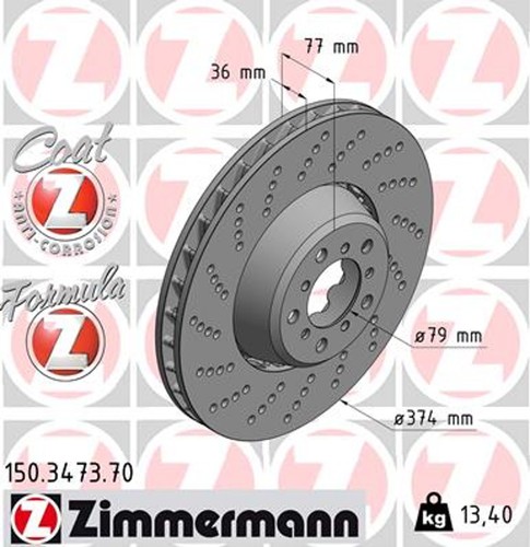 Zimmermann bremsscheibe - zimmermann,