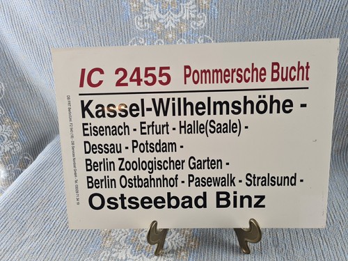 Zuglaufschild 2455 - zuglaufschild:,