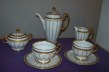 Hutschenreuther Perlrand Tete a Tete Mokka Kanne Gießer Dose 2 x Tasse  2 x UT