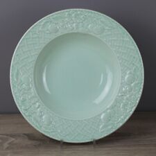 Villeroy & Boch V&B Piemont Primavera Faience grüner Suppenteller Ø ca. 25,5 cm