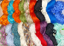 20 neue Wollreste zum Basteln Stricken Häkeln usw....(70