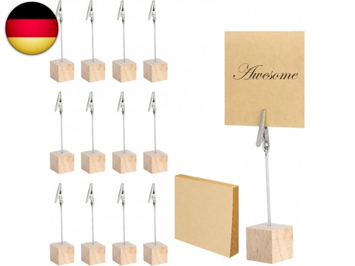 12pcs fotohalter mit klammern - 12pcs,