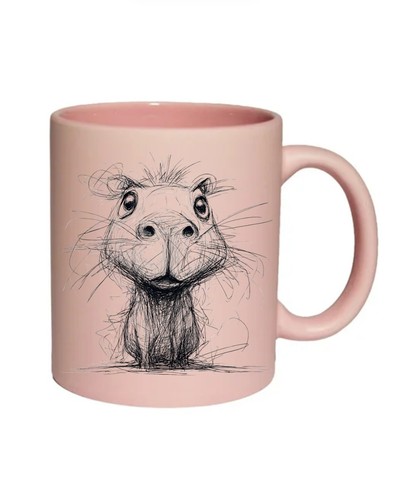 Doodle cute capybara animal - doodle,