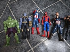 8 Marvel Action Figuren