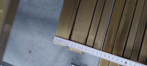 Bronze platte 25x100x100 - bronze,