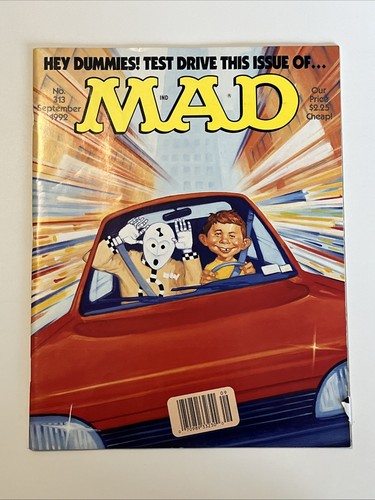 Mad magazine september 1992 - mad,