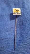 Sammlerstück für Fans Weiss Gelbe Opel Anstecknadel mit Blitz Logo 