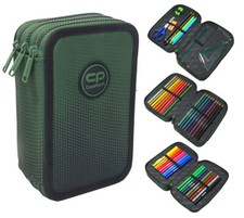 COOLPACK 3fach 44-teilig Mäppchen Federmappe Federtasche JUMPER 3 GRADIENT GRASS