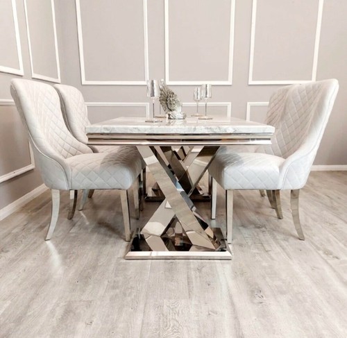 Luxus esstisch ayesha chrom - ayesha,