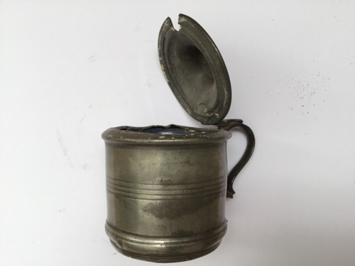 Zinnkanne 250gr gestempelt - zinnkanne,