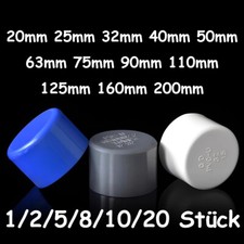 20-200mm PVC Endkappe Rund