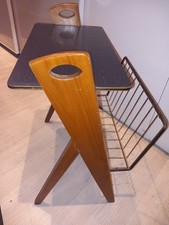 Beistelltisch Ilse Möbel 3612 Zeitungstisch Zeitungsständer 50er 60er Jahre