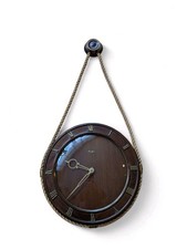 Mauthe Wanduhr Holz Tau Seil