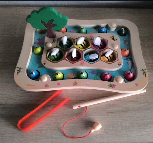 Holzspielzeug angelspiel 3 - ab,