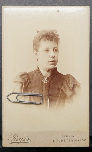 Cdv foto junge frau - b,